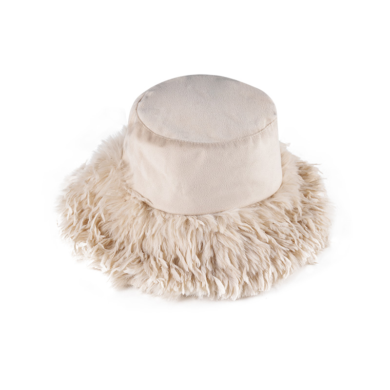 Elegant Style Thick Warm Tassel Bucket  Hat