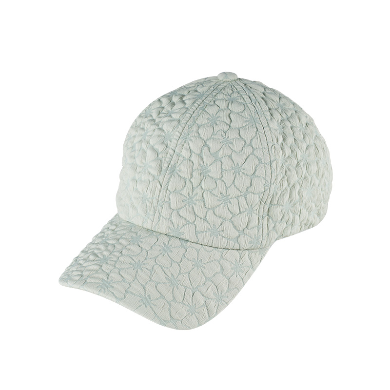 Women's Floral Embossed Baseball Hat