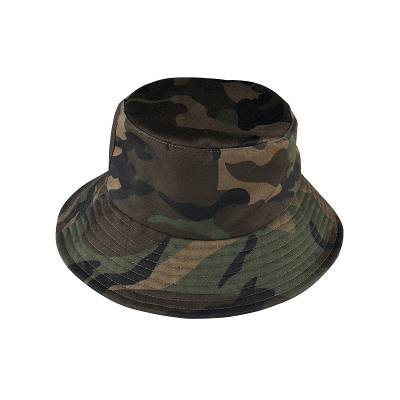 Trendy Summer Camouflage Cotton Bucket Hat