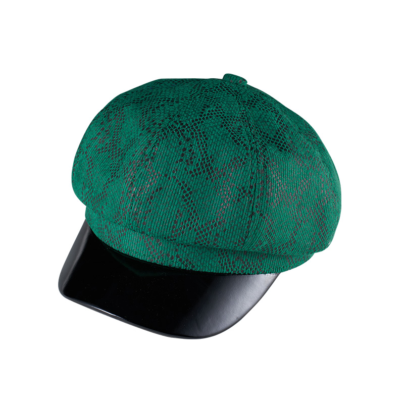 Fashion Autumn Women Octagonal Beret Newsboy Cap