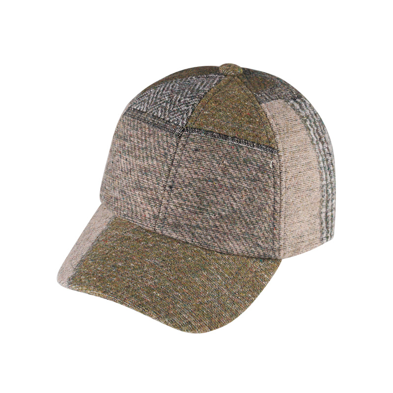 Leisure Tweed Multicolor Baseball Cap for Men
