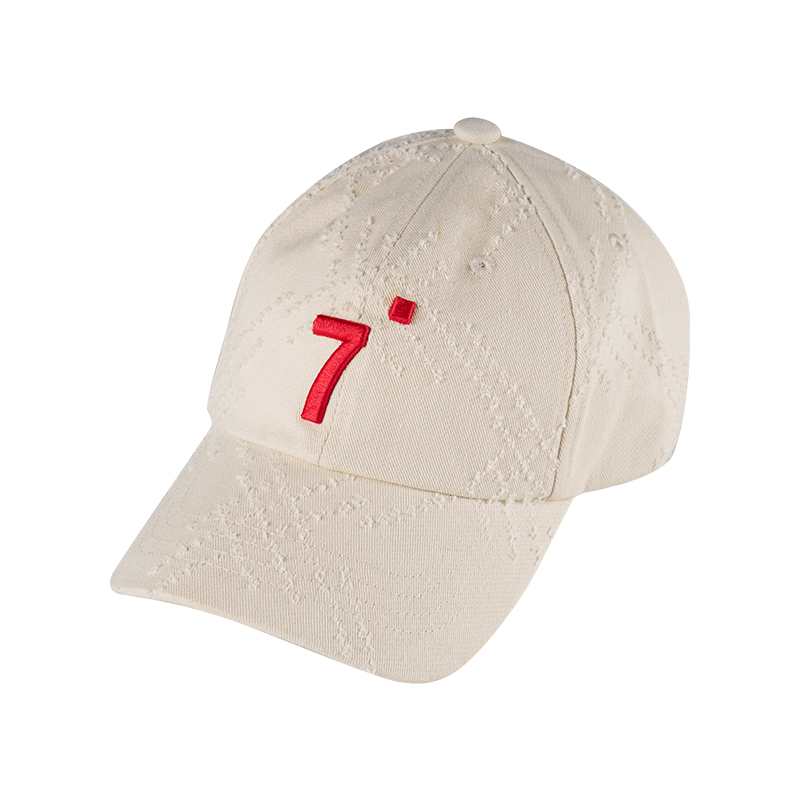 Children's Sunshade Baseball Cap with Number Embroidery